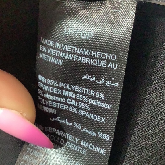 WHBM - Sz LP (petite) - kinda animal print double layer tank top - cinched waist - Picture 3 of 5